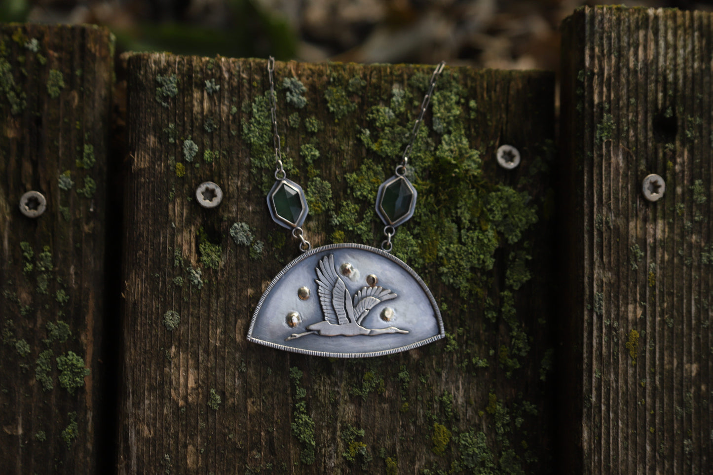 Sandhill in Flight Necklace