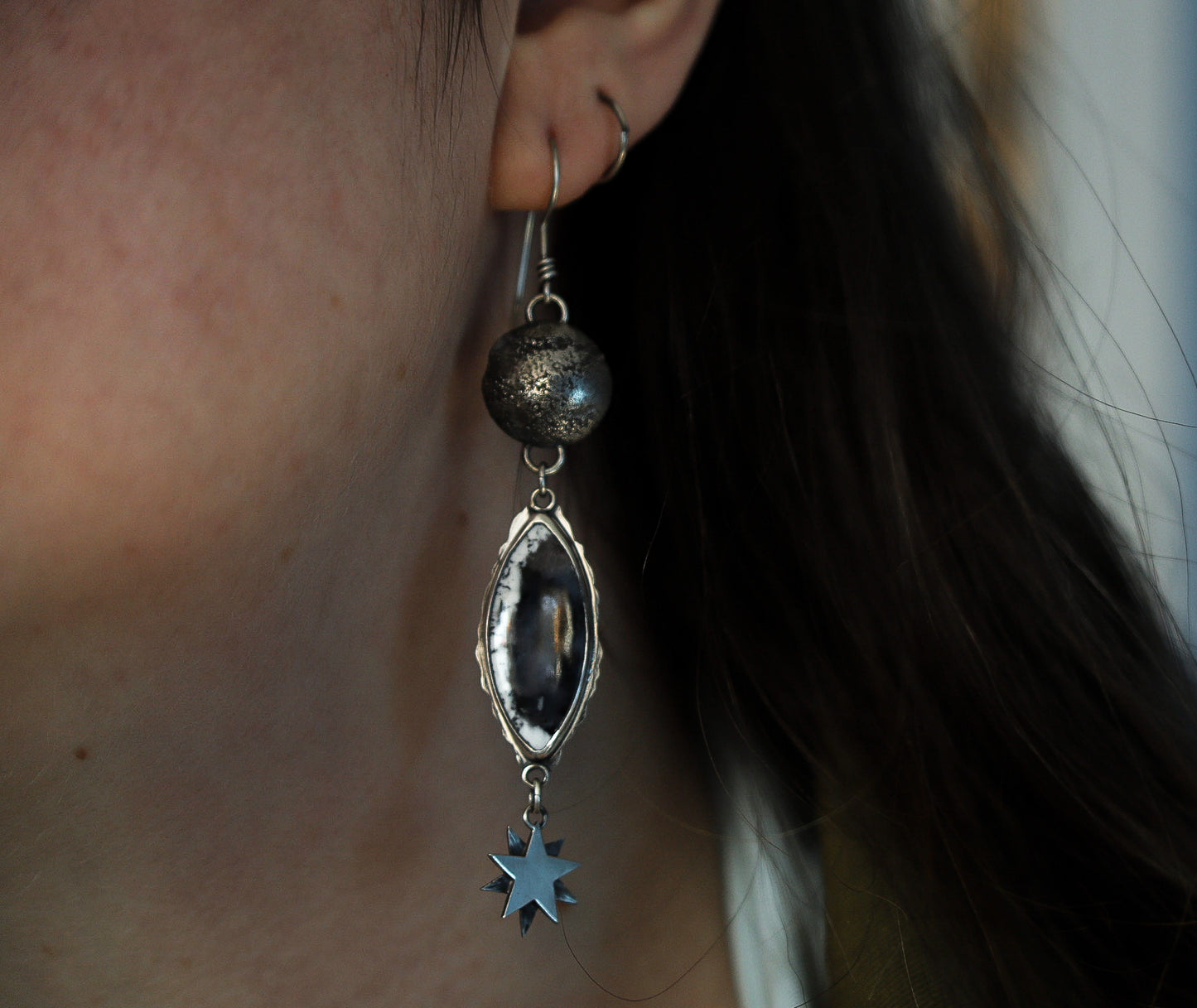 Moon and Stars Earrings