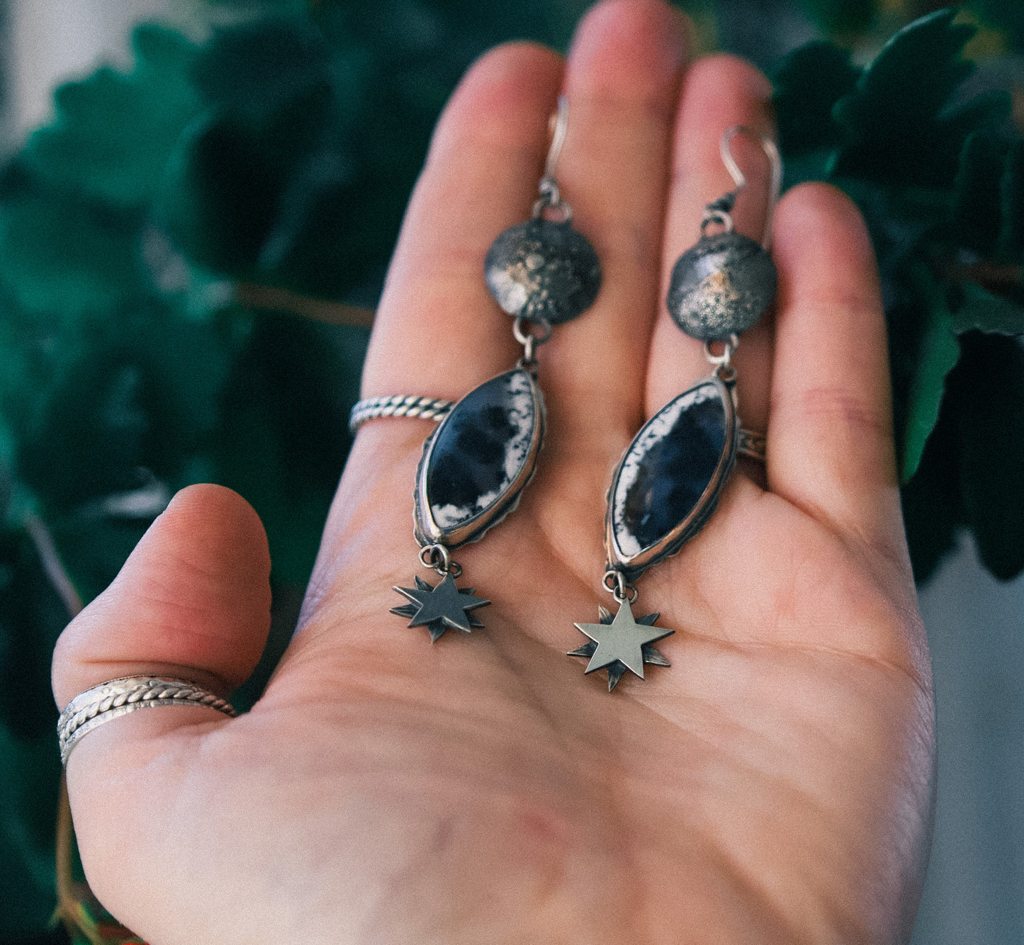 Moon and Stars Earrings